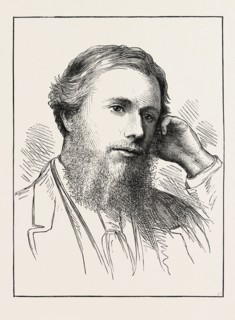 THE RT. HON. BARON MONTEAGLE, SECONDER OF THE ADDRESS IN THE HOUSE OF LORDS, UK, 1873 engraving