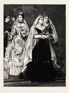 ENGLAND, QUEEN VICTORIA, UK, 1873 engraving