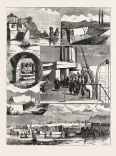 A CRUISE OFF THE COAST OF KARAMANILI, ASIA MINOR: 1. The Consul's House, Adalia. 2. Tomb of