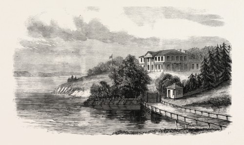 THE VISIT OF THE PRINCE OF WALES TO NORTH AMERICA: THE GOVERNMENT HOUSE, CHARLOTTE TOWN, PRINCE