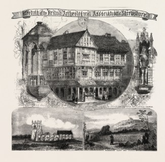 MEETING OF THE BRITISH ARCHAEOLOGICAL ASSOCIATION AT SHREWSBURY, TUDOR HOUSES AND SHOPS, EFFIGY OF