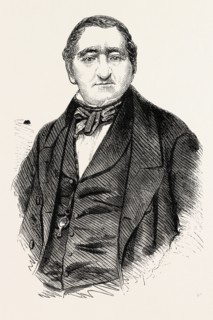 EDMUND BUCKLEY, ESQ., OF MANCHESTER, UK, 1860 engraving