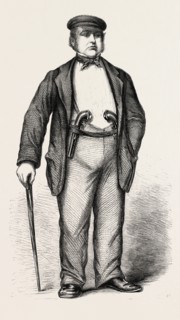 MR. EDWIN JAMES, Q.C., IN GARIBALDI'S CAMP, 1860 engraving