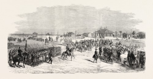 IMPERIAL HEADQUARTERS AT THE CAMP AT CHALONS, SITUATED ABOUT A MILE FROM THE VILLAGE OF