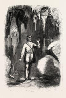 THE ORESEEKER; A TALE OF THE HARTZ, 1860 engraving