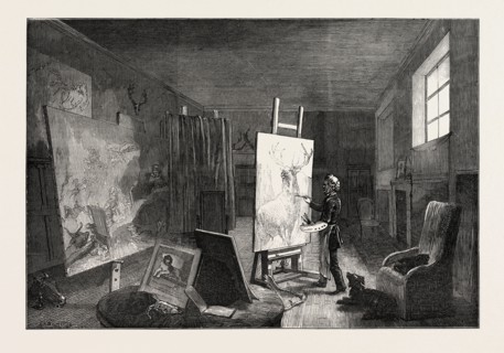 SIR EDWIN LANDSEER'S STUDIO.