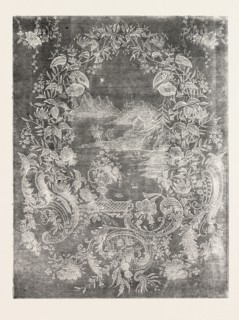 MUSLIN CURTAIN, BY J.J. SUTTER-BUHLER, APPENZELL, SWITZERLAND