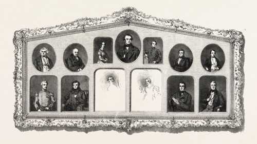 FRAME OF MINIATURES, BY T. CARRICK