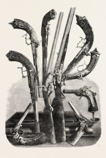 THE GREAT EXHIBITION: GROUP OF ARMS IN THE FRENCH DEPARTMENT