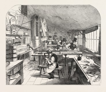 CLERKENWELL CLOCK FACTORY: THE CLOCK-CASE SHOP, UK