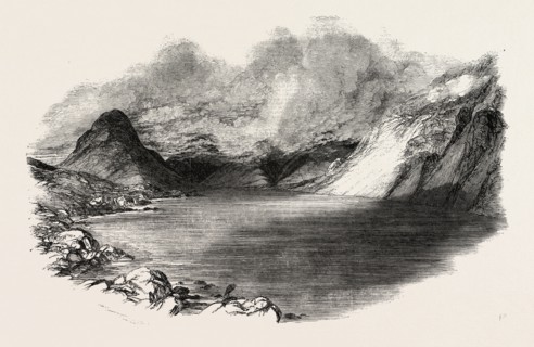 WAST WATER, FROM GOSFORTH ROAD, NEAR THE FOOT, LAKE DISTRICT, UK