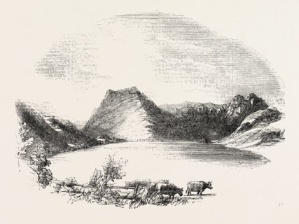BUTTERMERE, FROM THE FIELDS AT THE FOOT, LAKE DISTRICT, UK