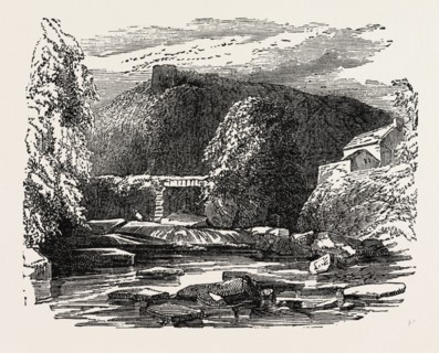 REMAINS OF DILSTON HALL, NORTHUMBERLAND, UK