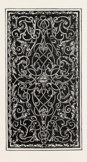 OR MOULU PANEL TO HALL STOVE, BY BAILY AND SONS