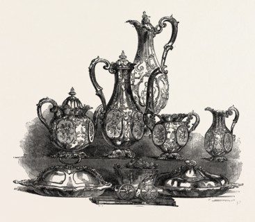 GROUP OF SILVER, BY REID, NEWCASTLE, UK