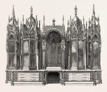 GOTHIC BOOKCASE, BY LEISTLER