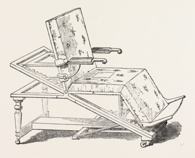 INVALID CHAIR AND BED, BY HINTON