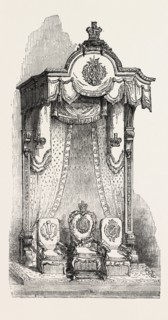 ROYAL THRONE IN THE EXCHANGE AT MANCHESTER, UK