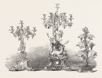 PART OF A SERVICE OF PLATE PRESENTED TO THE MAYOR OF MANCHESTER, UK