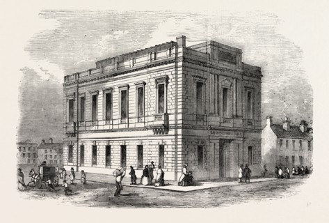 EXTERIOR OF THE MANCHESTER FREE LIBRARY, UK