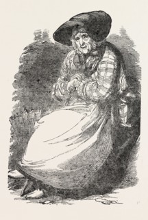 MARY CALLINACK, AGED 85, THE CORNISH FISH-WOMAN, WHO WALKED FROM PENZANCE TO THE GREAT EXHIBITION,
