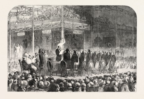CLOSE OF THE GREAT EXHIBITION, OCTOBER 15, 1851, LONDON, UK