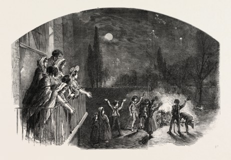 FIREWORKS ON GUY FAWKES DAY