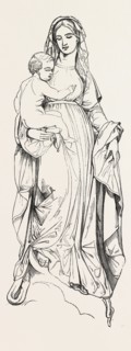 STATUE OF THE MADONNA, BY LOUIS JEHOTTE, BRUSSELS