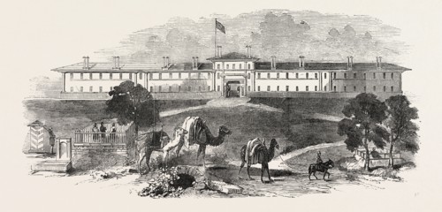 BARRACK AT KUTAYA IN WHICH M. KOSSUTH WAS IMPRISONED