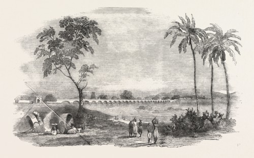 BRIDGE RECENTLY ERECTED OVER THE RIVER CORVERY NEAR BHOWANEE MADRAS