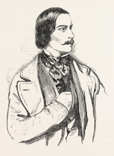 M. BOTTESINI, THE CONTRABASSIST, DRAWN BY BAUGNIET