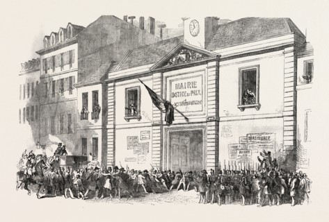 THE REVOLUTION IN FRANCE: MARIE OF THE 10TH ARRONDISSEMENT, PARIS. ARREST OF REPRESENTATIVES. M.