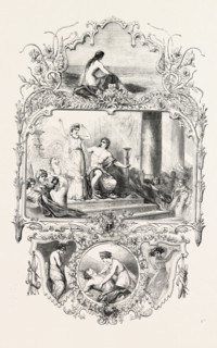 ADONIS AND ADONA, DRAWN BY G. THOMAS
