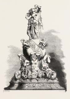 THE GREAT EXHIBITION: CENTRE-PIECE (THE SEASONS), IN OXYDISED SILVER, BY MOMENT MEURICE, UK, 1851