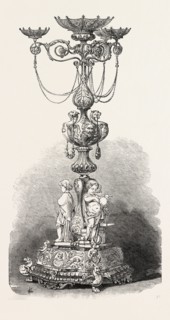 THE GREAT EXHIBITION: CENTRE-PIECE, IN BRONZE, BY R.W. WINFIELD, BIRMINGHAM, UK