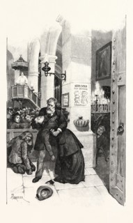 She moved to the door of the church, but, with her foot on the step, swayed and fell into