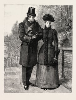 THAT WILD WHEEL, BY FRANCES ELEANOR TROLLOPE, 1892 engraving