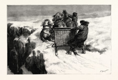 A DRIVE THROUGH A SNOWSTORM IN THE FAMINE-STRICKEN DISTRICTS OF RUSSIA; We were nearly at the end