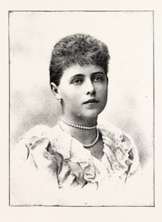 H.R.H. PRINCESS MARIE OF EDINBURGH, 1892 engraving