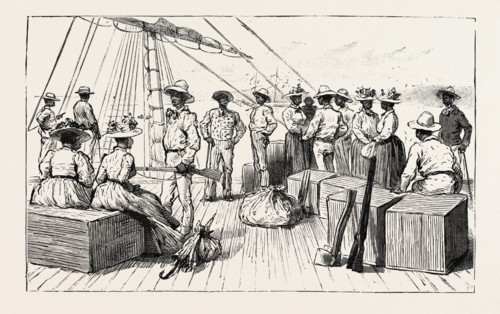 THE KANAKA LABOUR QUESTION IN QUEENSLAND: ISLANDERS RETURNING TO THEIR NATIVE COUNTRY AFTER HAVING