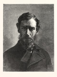 SANFORD R. GIFFORD, engraving 1880, us, usa