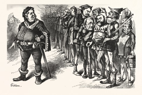 FALSTAFF HANCOCK HIS RAGGED REGIMENT. FALSTAFF. If I be not ashamed my soldiers, I am soused gurnet