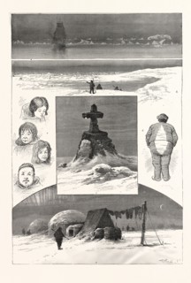 THE SEARCH FOR SIR JOHN FRANKLIN, 1. Nearing Ice-Pack. 2. Smith Point, the Northwest Passage Ship