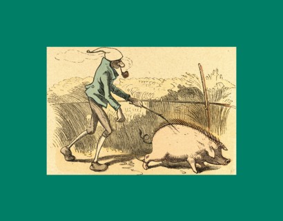 Schnaken and schnurren, 1866, Mosquitoes and purring, Wilhelm Busch, 1832 - 1908, German artist,