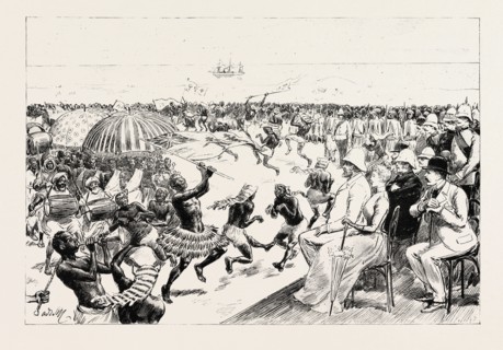 THE RECEPTION OF SIR BALDWIN GRIFFITH, K.C.M.G., THE NEW GOVERNOR OF THE GOLD COAST, AT CAPE COAST