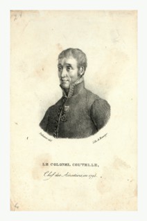 Head-and-shoulders portrait of Jean Marie Joseph Coutelle, commander of the first military balloon