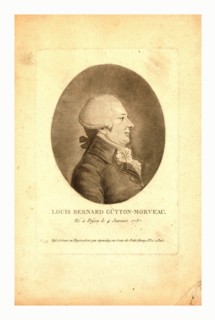 Louis Bernard Guyton-Morveau, born 1737
