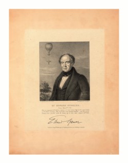 Mr. Edward Spencer, born May 8th 1799 who accompanied Mr. Charles Green in that fatal parachute