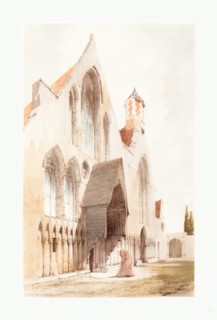 Thomas Shotter Boys (British, 1803  1874 ), Hospice des Viellards, Gand, 1839, color lithograph