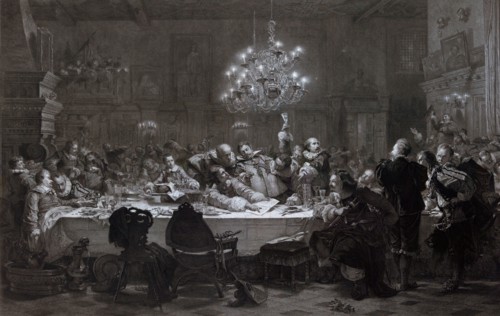 In 1634 Wallenstein convoked around fifty officers in Pilsen, Plzen,  to prepare his revolt.